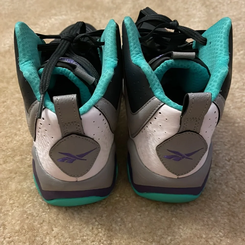 Reebok Kamikaze I Mid Sneakers Size 7 Color Gray Blue Purple